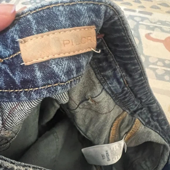 Anthropologie Pilcro The Wanderer Carpenter Jeans Distressed Size 32 EUC - Picture 9 of 11